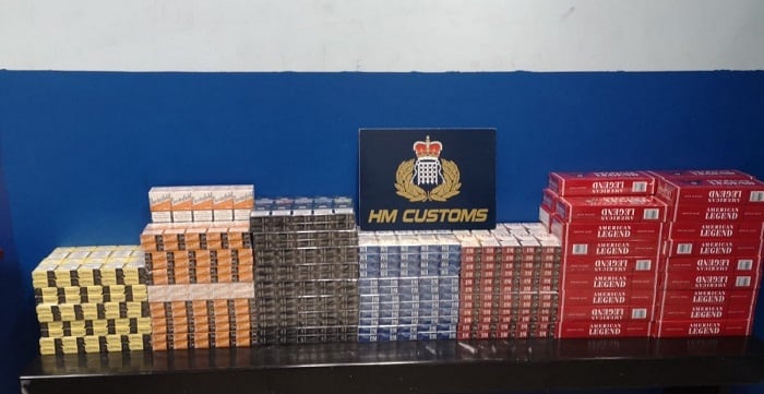 Tabaco incautado en Gibraltar