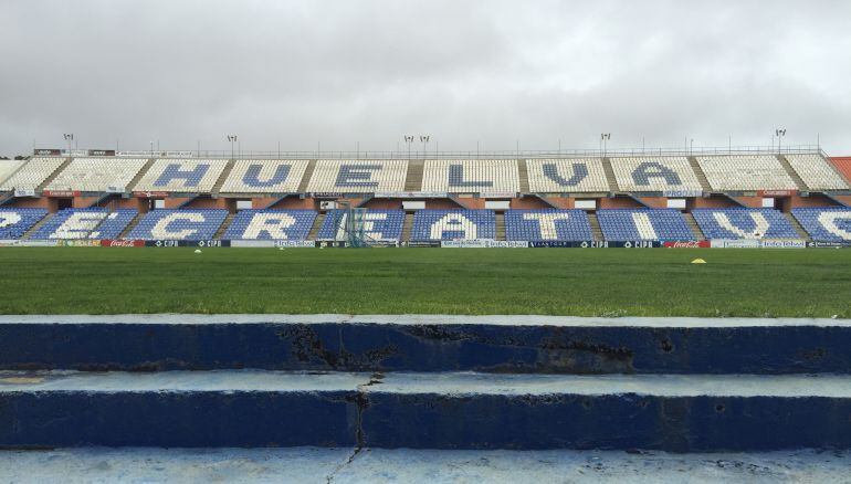 Vista de la grada del Estadio Nuevo Colombino, Huelva