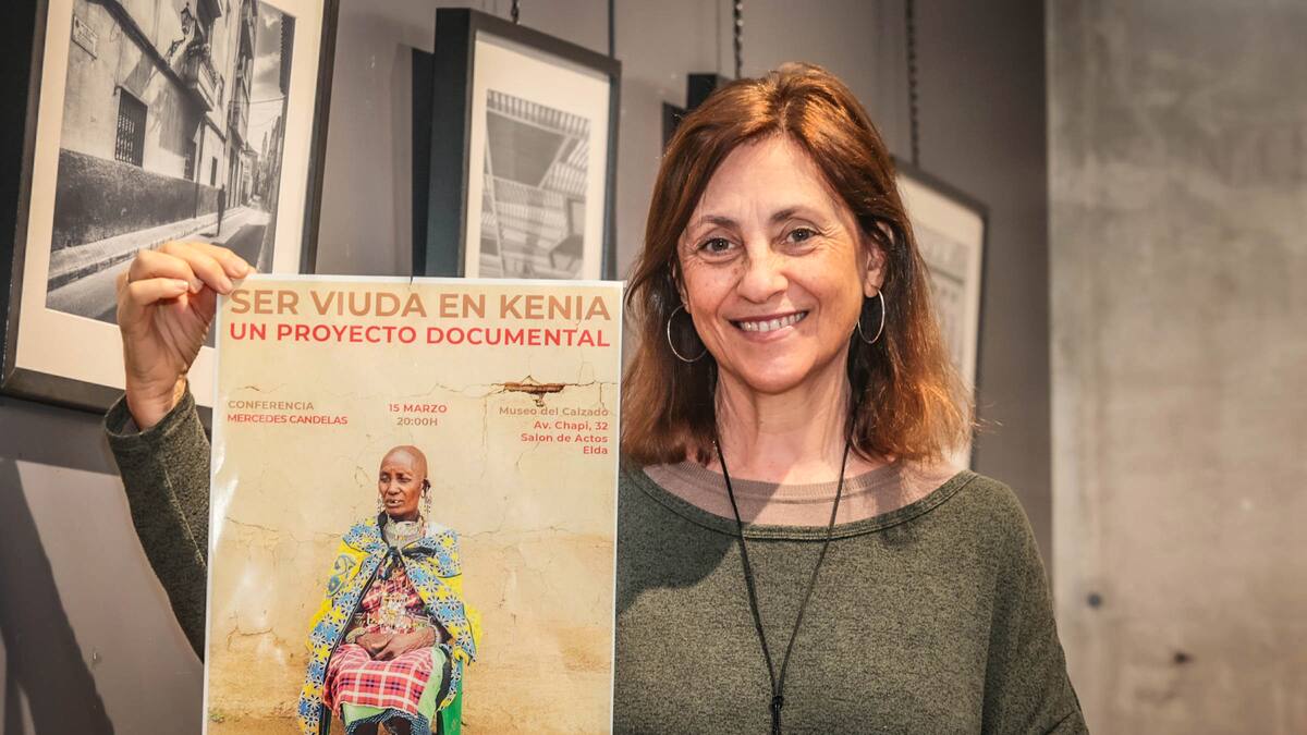 Mercedes Candelas, presidenta de la Asociación Fotográfica de Elda: “La convivencia con las mujeres de Kenia me ha impactado mucho”