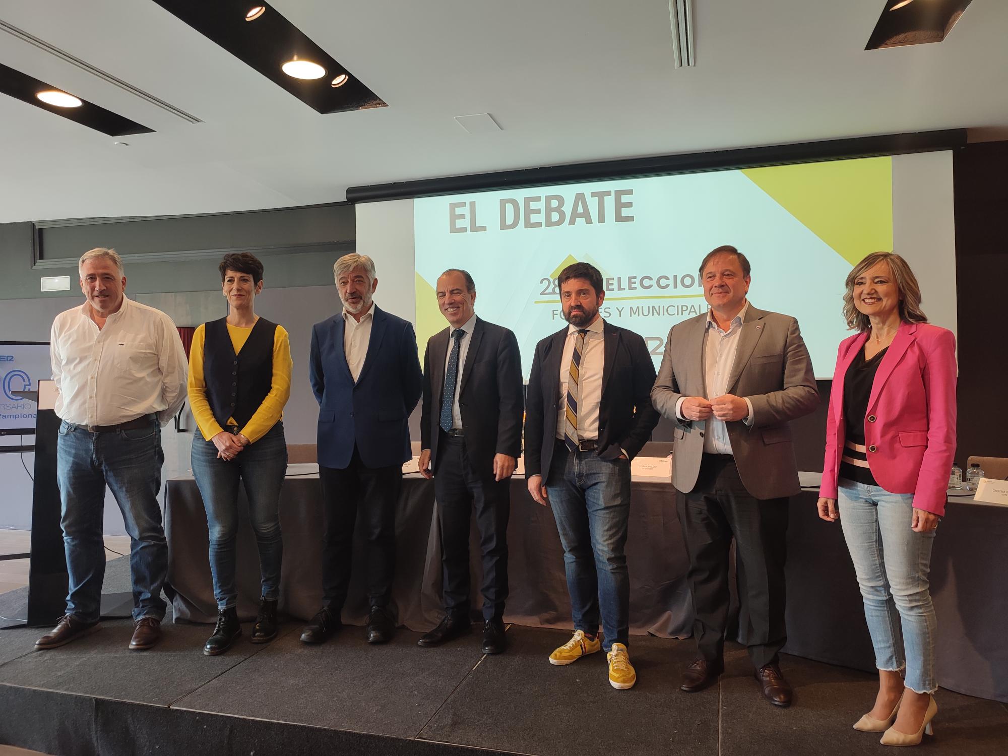 Debate candidatos Pamplona