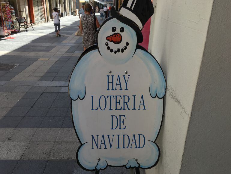 La lotería de navidad se comienza a vender en Palencia 