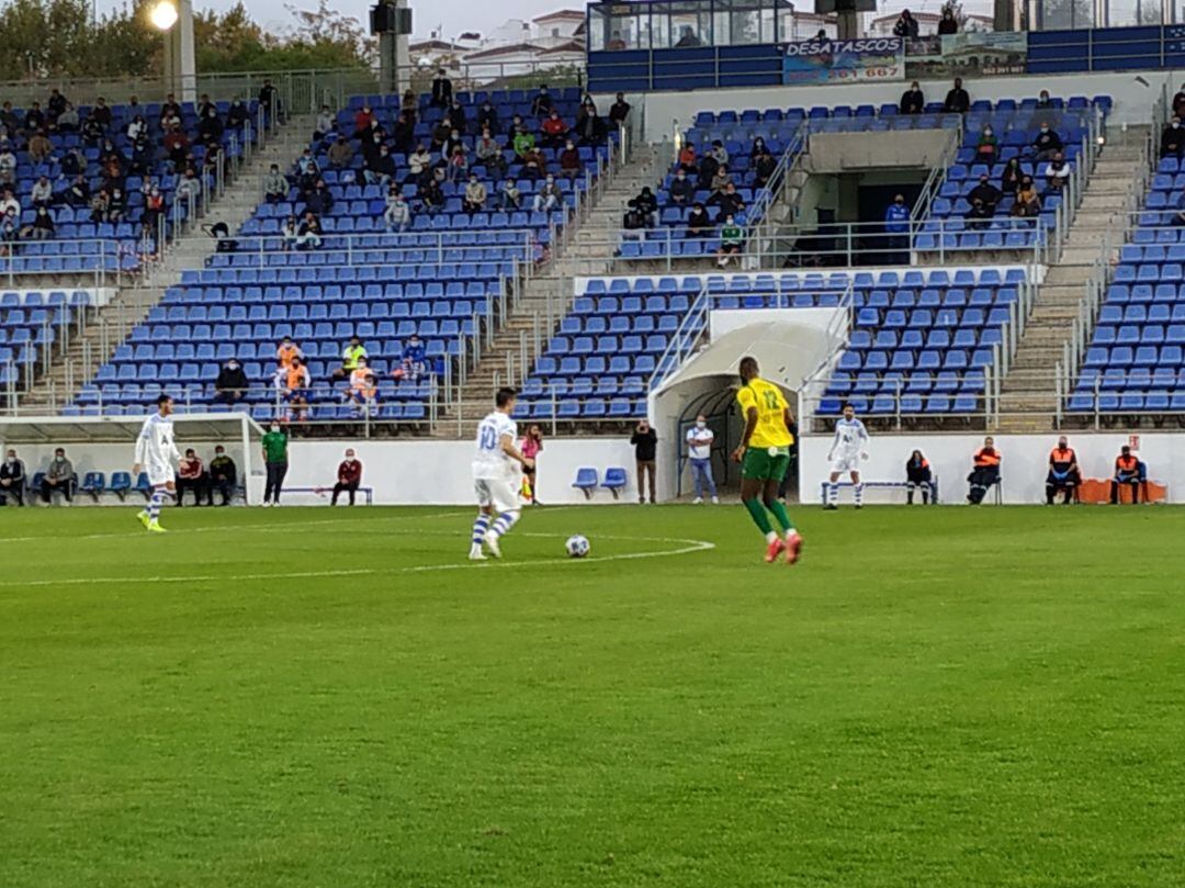 Un momento del partido.