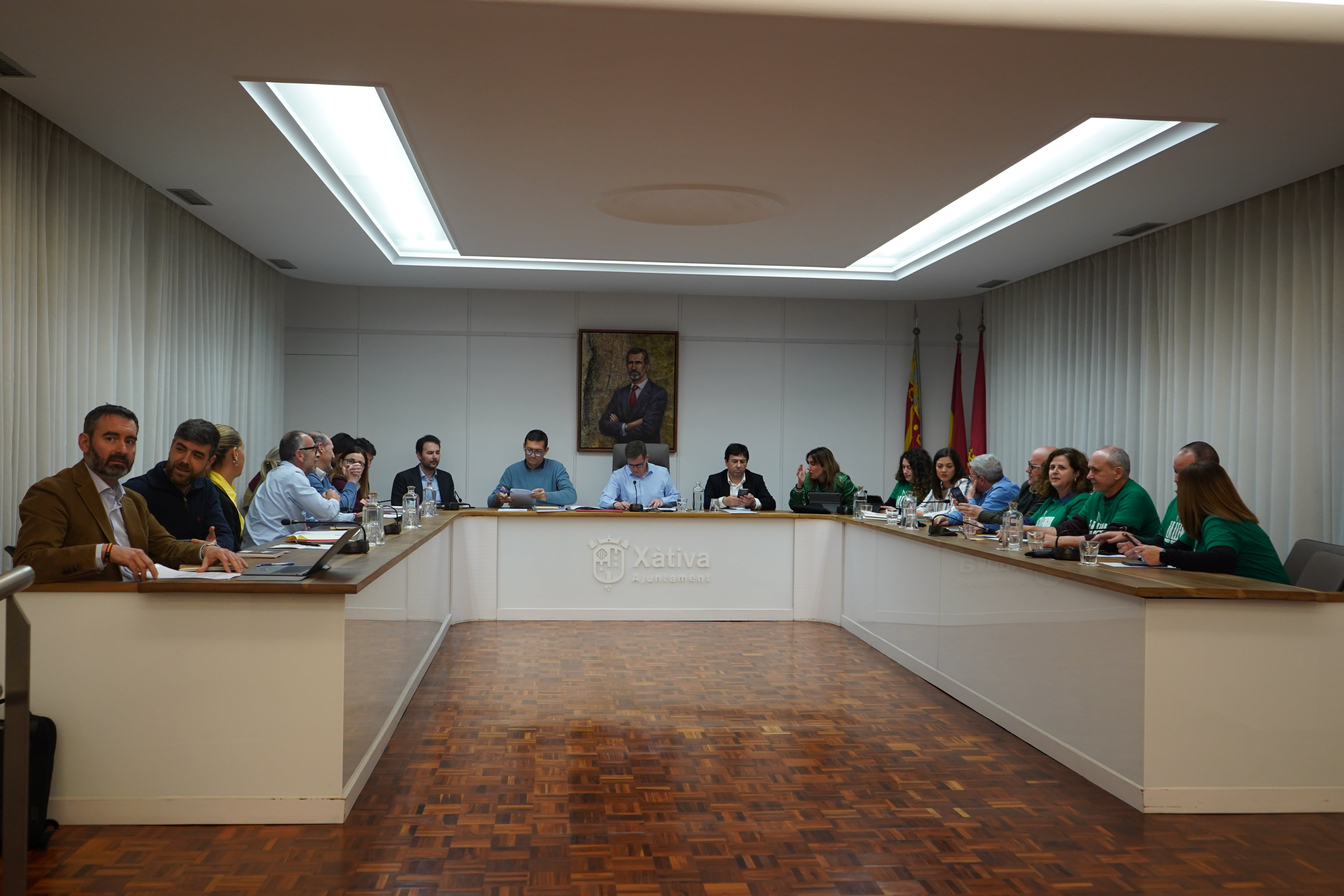 Pleno del mes de febrero en Xàtiva