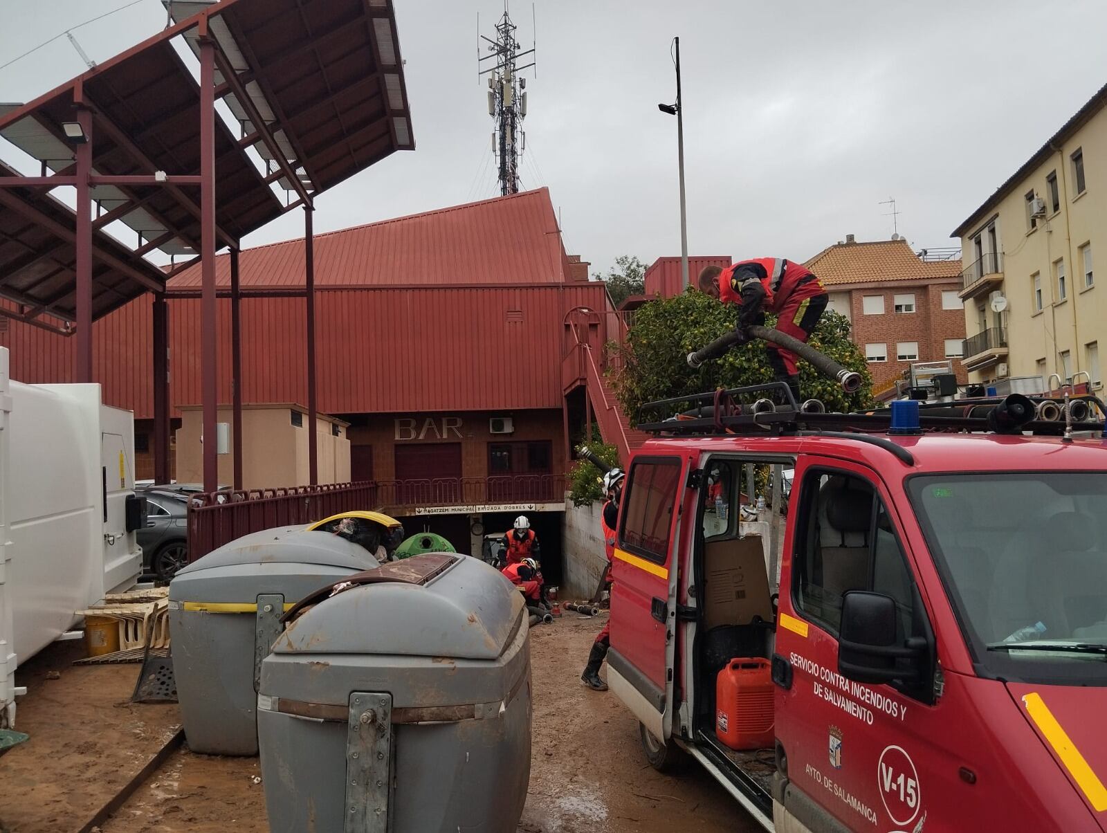 Los bomberos de Salamanca, implicados con la recuperación de Valencia y provincia/Ayuntamiento de Salamanca