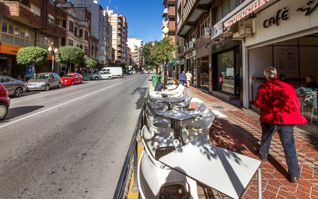 Zona comercial de Villena