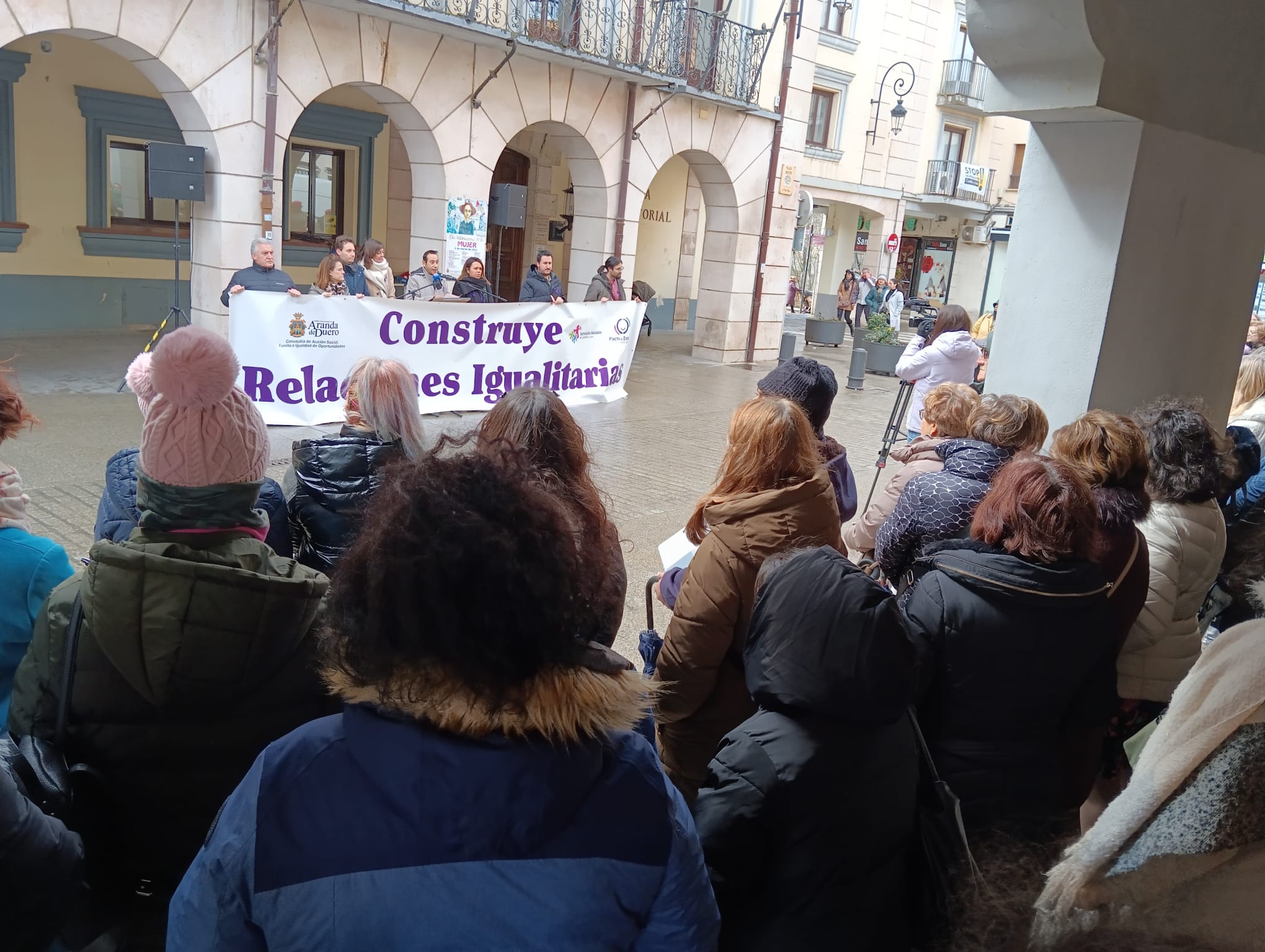 Concentración del Día Internacional de la Mujer en Aranda