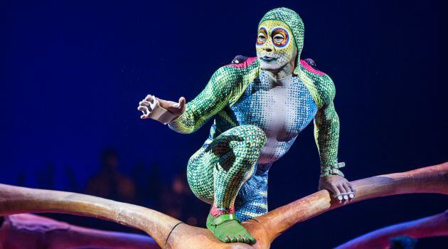 Uno de los anfibios que aparecen en los primeros números del espectáculo