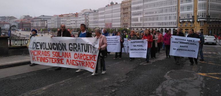 Marcha cívica en A Coruña