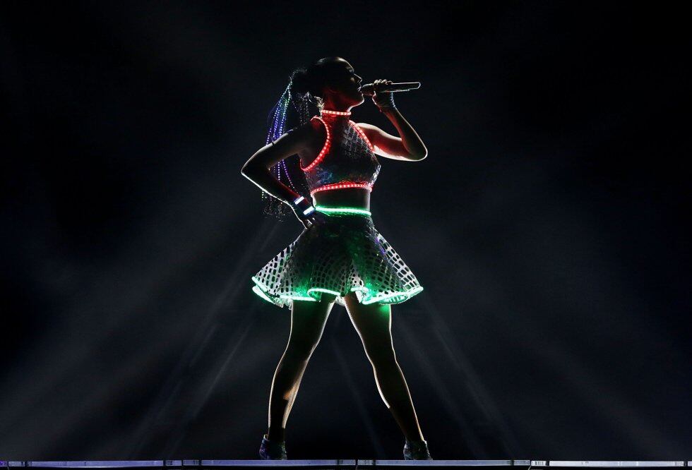 Actuación de Katy Perry en el Allphones Arena de Sydney, Australia el 21 de noviembre.