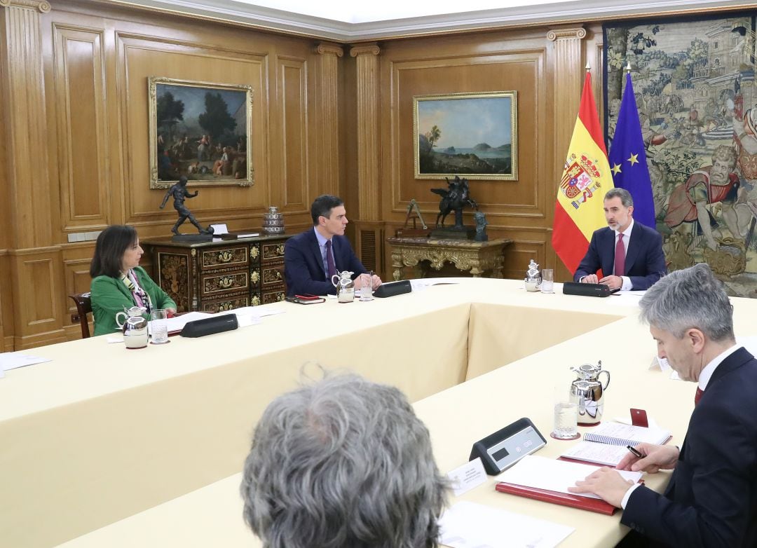 Reunión en La Zarzuela del pasado 18 de marzo.