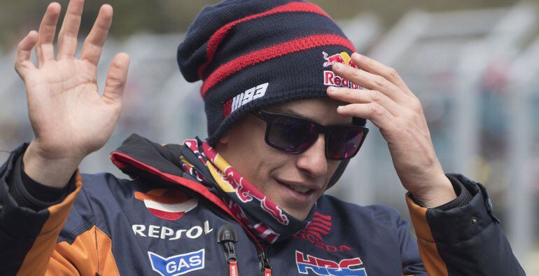 Márquez saliendo de Phillip Island