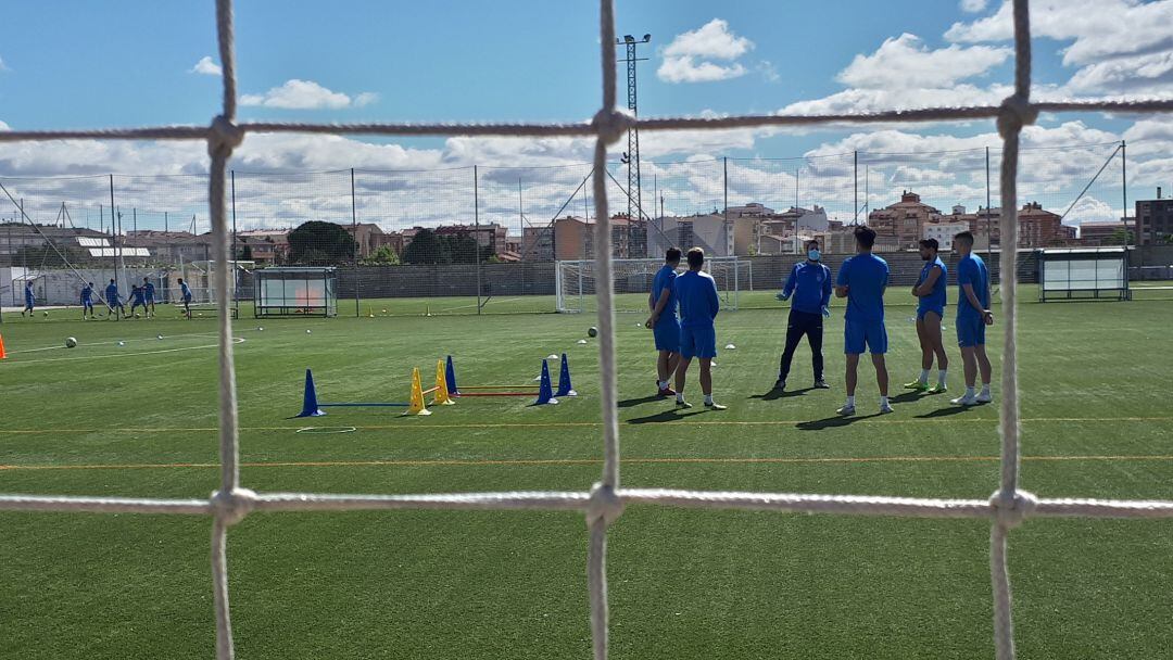 La primera sesión de trabajo de los ribereños el pasado lunes.