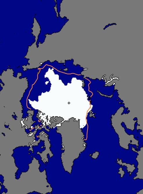 Según el Centro Nacional de Datos de Hielo de Boulder, en Estados Unidos, el deshielo del Ártico alcanzó su &quot;mínimo&quot; este año el pasado 10 de Septiembre y es el tercer &quot;mínimo&quot; más bajo de la historia reciente