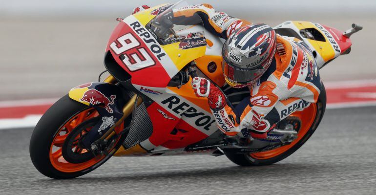 Marc Márquez rueda en el Gran Premio de Las Américas