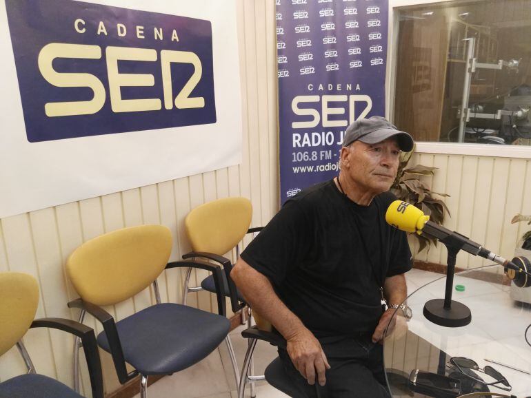 Paco Holgado durante una entrevista este lunes en Radio Jerez