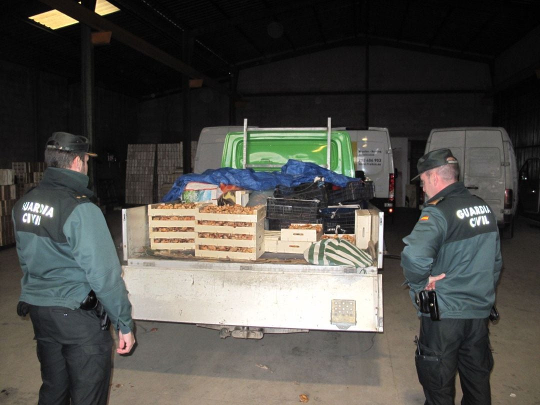 Intervención de la Guardia Civil en la Sierra de Baza