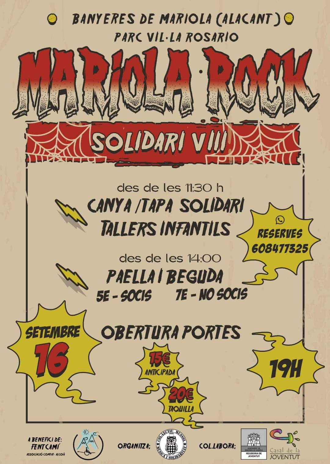 Cartel del Mariola Rock Solidari