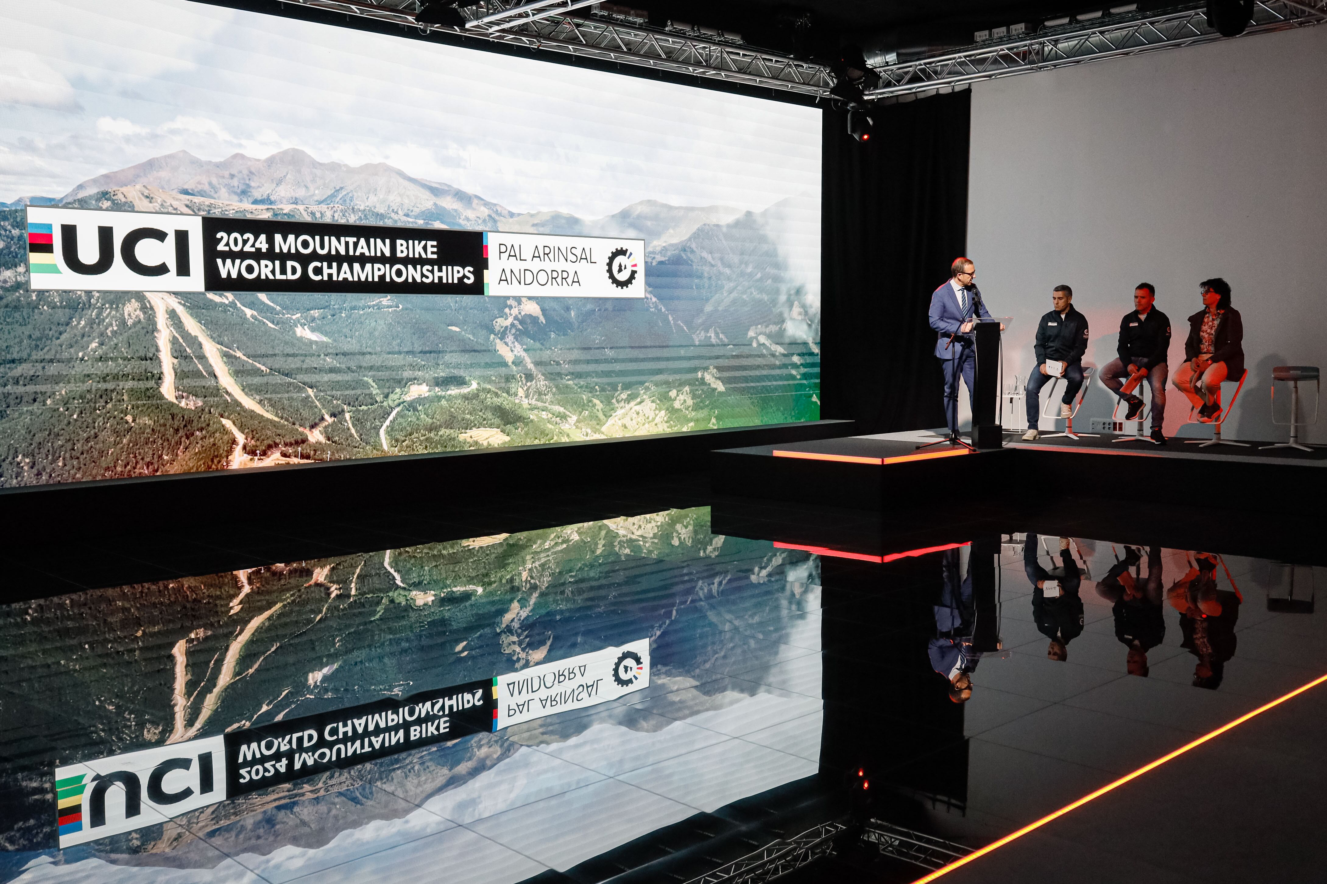 Els campionats del món se celebraran al Bike Park de Pal Arinsal del 26 d'agost a l'u de setembre