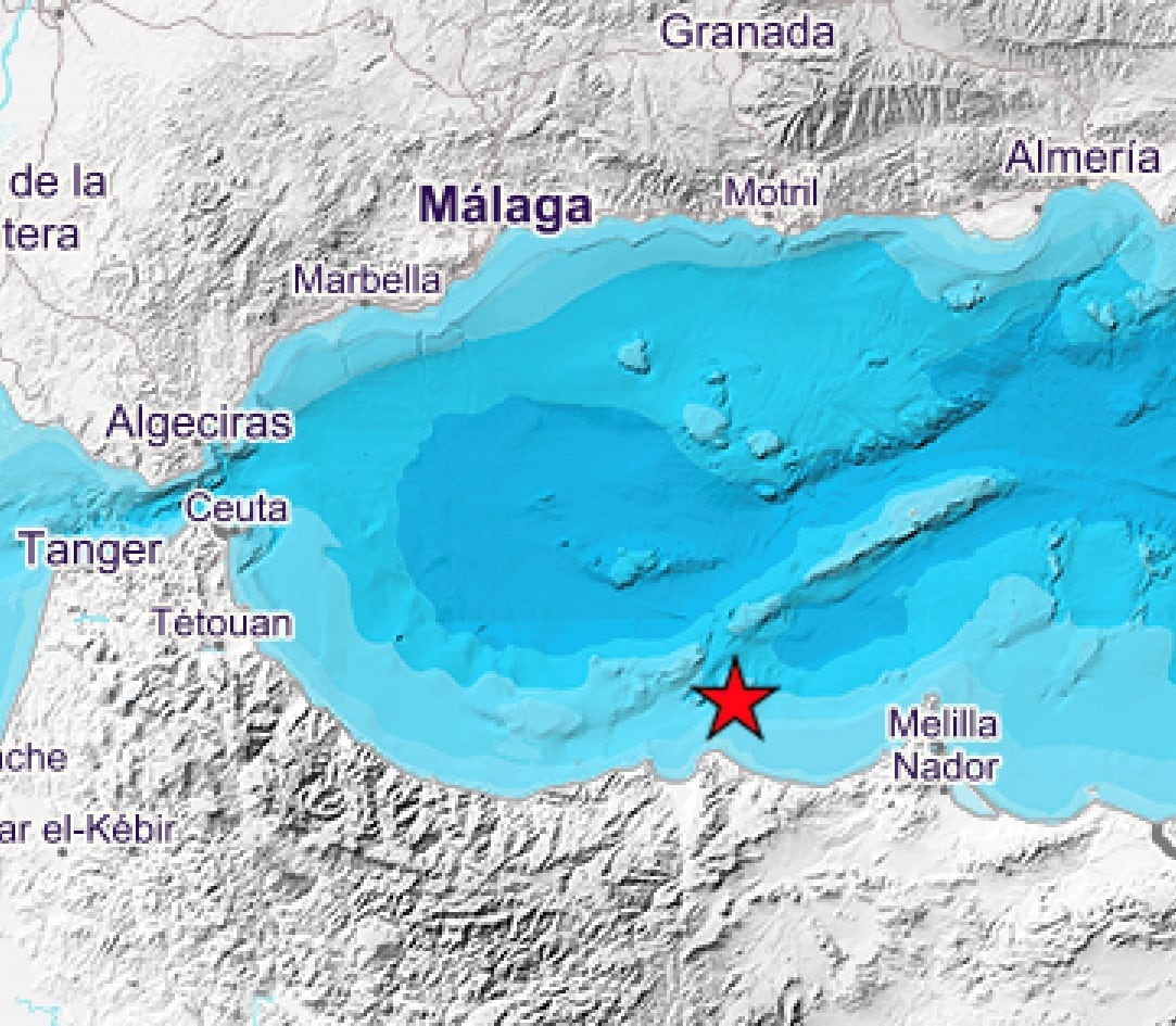 El epicentro se ha localizado en el Mar de Alborán