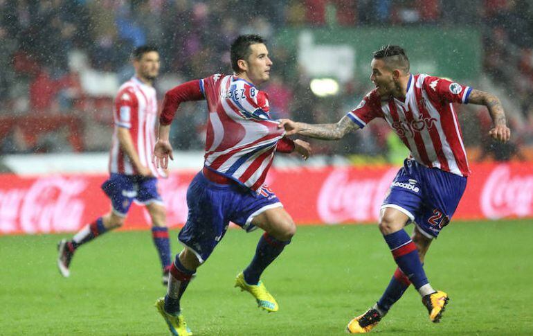 Isma López celebra el gol de la victoria frente al Sevilla de la temporada pasada.