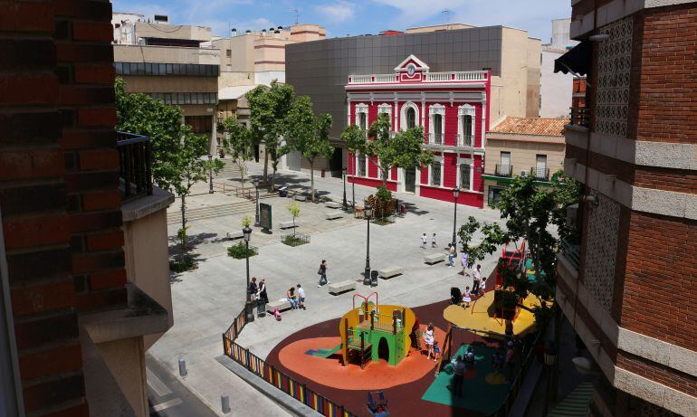 Panorámica de la Plaza Constitución de Puertollano