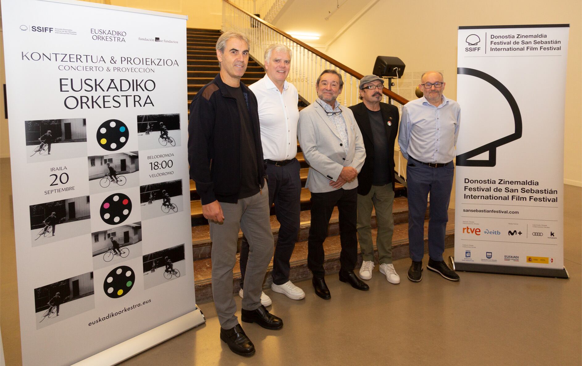 Presentación de Euskadiko Orkestra para el Zinemaldia