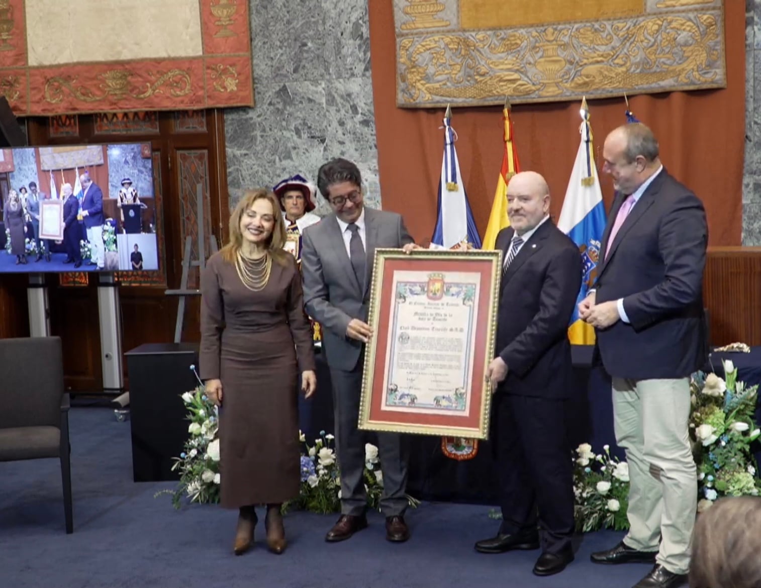 El acto se desarrolló en el Salón Noble del Cabildo de Tenerife.