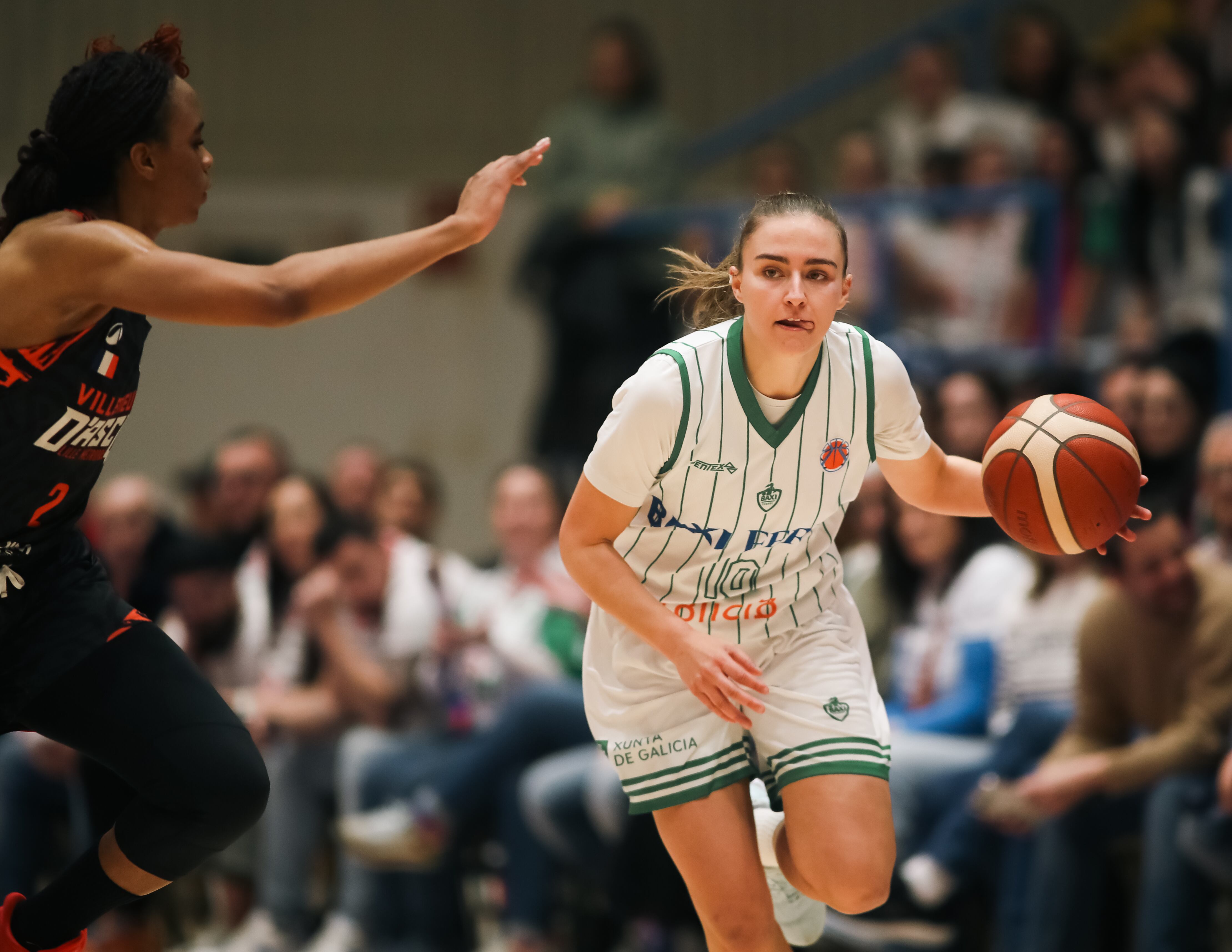 Imagen del Baxi-Villeneuve d´Ascq de la ida de la final de Eurocup en A Malata (foto: Mariño / Cadena SER)