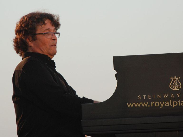 El pianista Chano Domiguez durante una de sus actuaciones