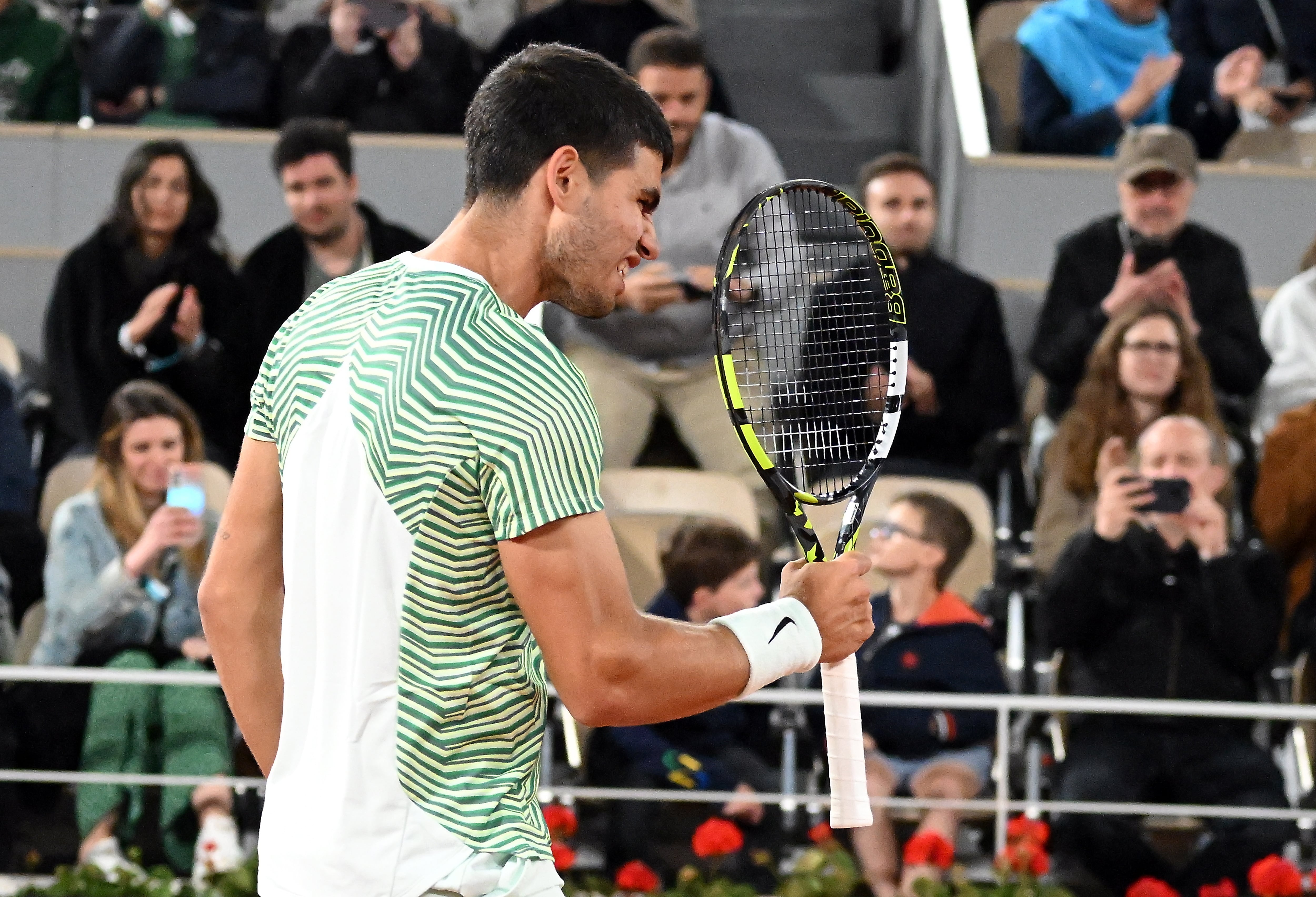 Carlos Alcaraz llega a octavos de final y se enfreta a Musetti. (Tenis, Abierto, Francia, España) EFE/EPA/CAROLINE BLUMBERG