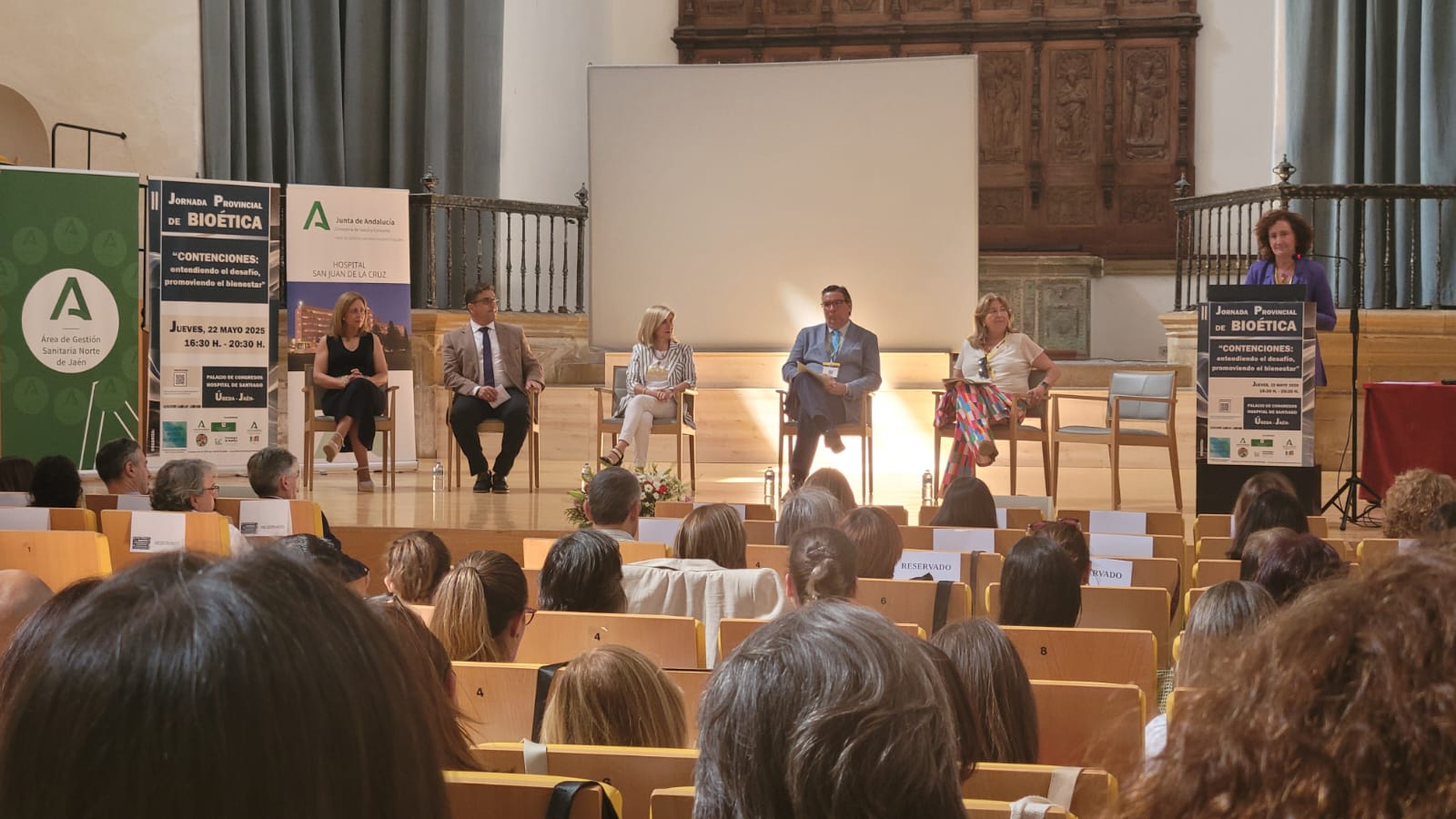 Desarrollo de la Jornada en el Hospital de Santiago de Úbeda.