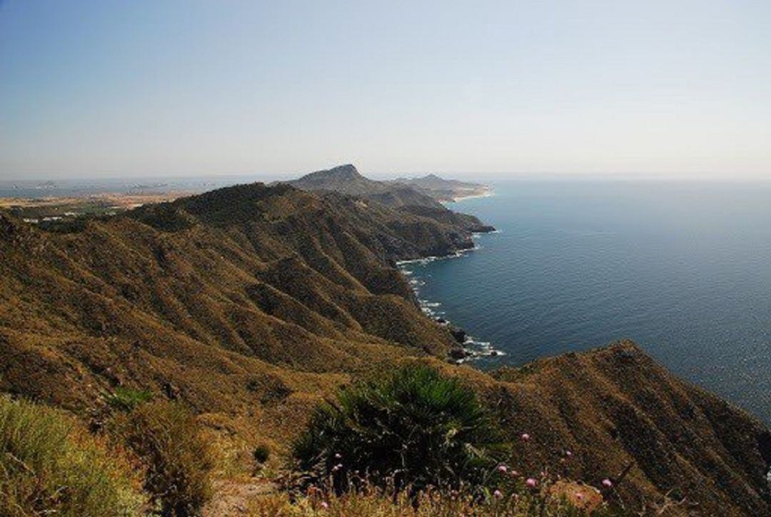 Parte de la costa del parque regional de Calblanque