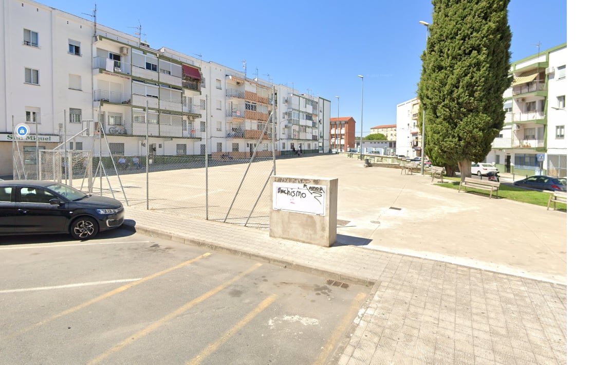 Plaza del Ahorro de San Miguel, en Plasencia.