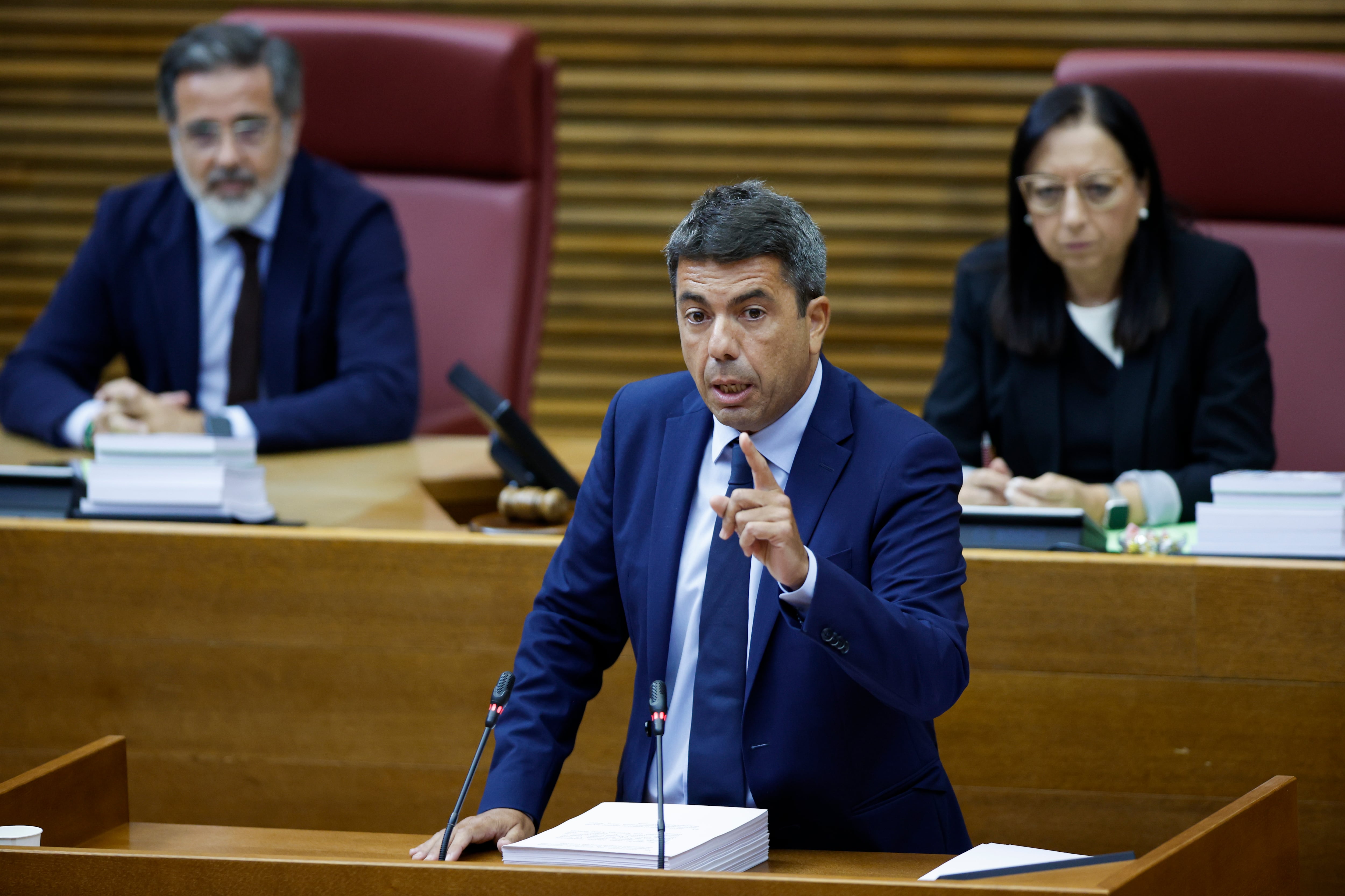 VALENCIA, 23/09/2025.- El president de la Generalitat, Carlos Mazón