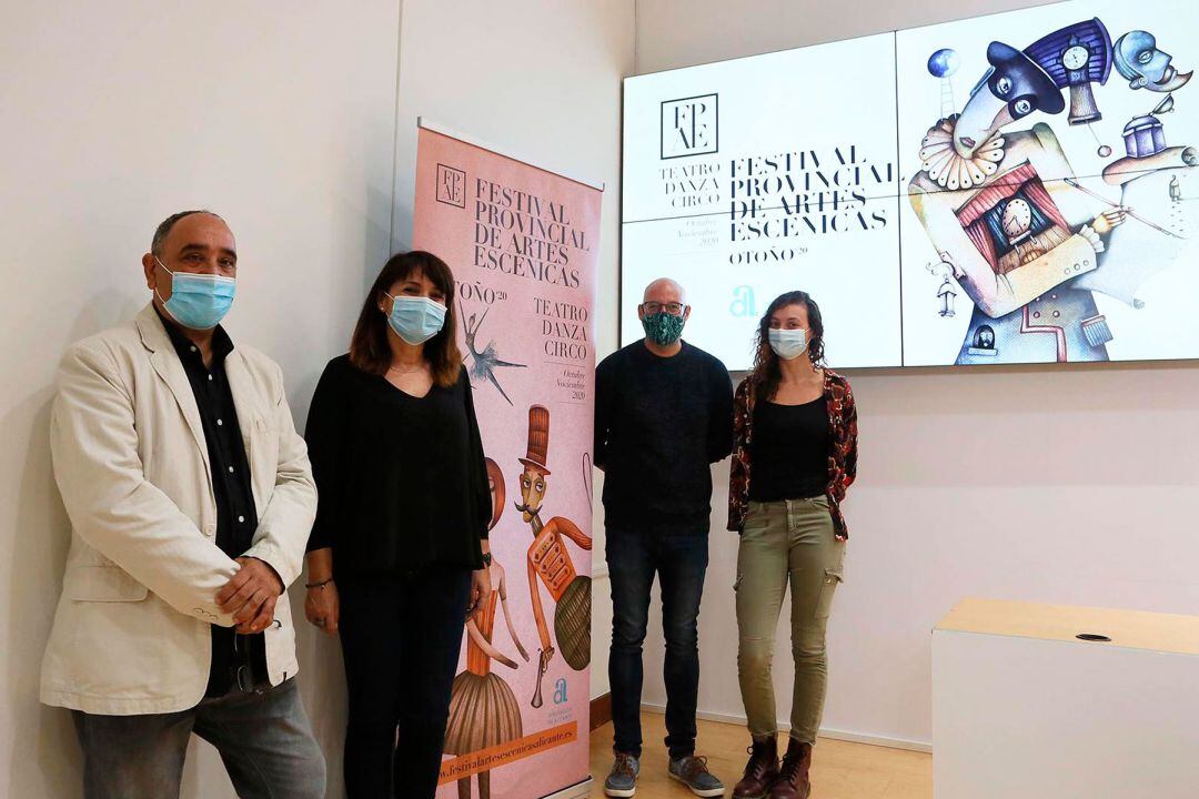 La diputada de Cultura y vicepresidenta de la Diputacion Provincial en el acto de presentación del Festival