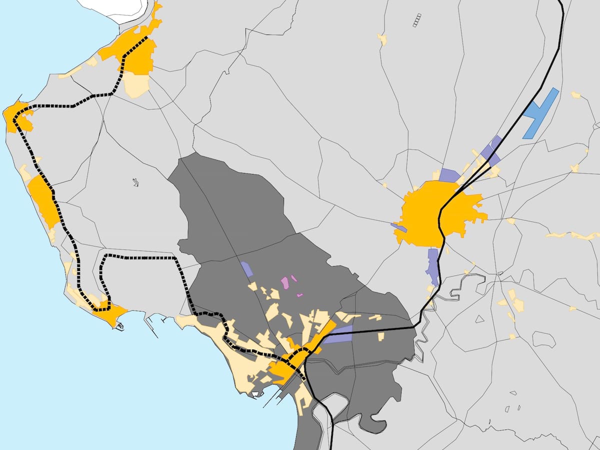 El Avance del nuevo PGOU de El Puerto incorpora la propuesta de un tranvía que enlace con las ciudades de la Costa Noroeste