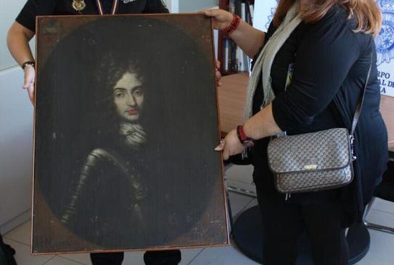 Cuadro robado en Motril(Granada) y recuperado por la Policía Nacional