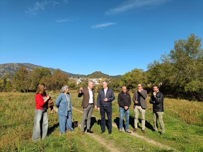 El nuevo espacio recreativo y deportivo se ubicará en tres parcelas municipales situadas junto al campo de fútbol de Villaboya. Foto: DGA