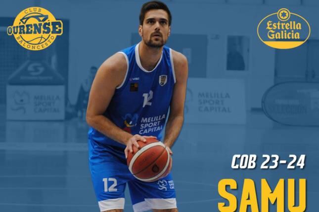 Samu Rodríguez renova o seu compromisos co Club Ourense Baloncesto