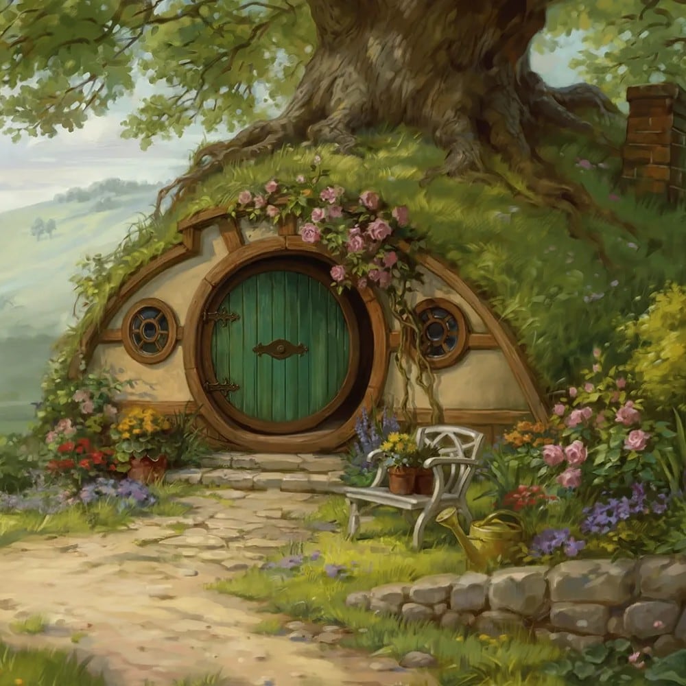 Bolsón Cerrado en Hobbiton, el hogar de Bilbo Bolsón