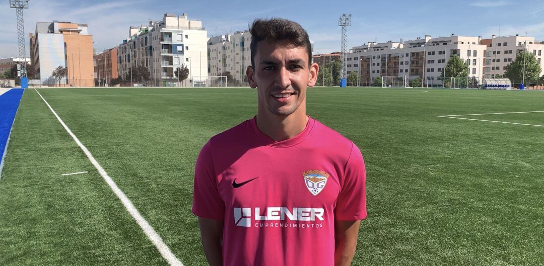 Alberto Alonso tras el entrenamiento del martes 6 de agosto