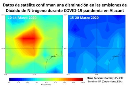 Investigación de la Universitat Politècnica de València sobre la contaminación atmosférica en las diez principales ciudades de España