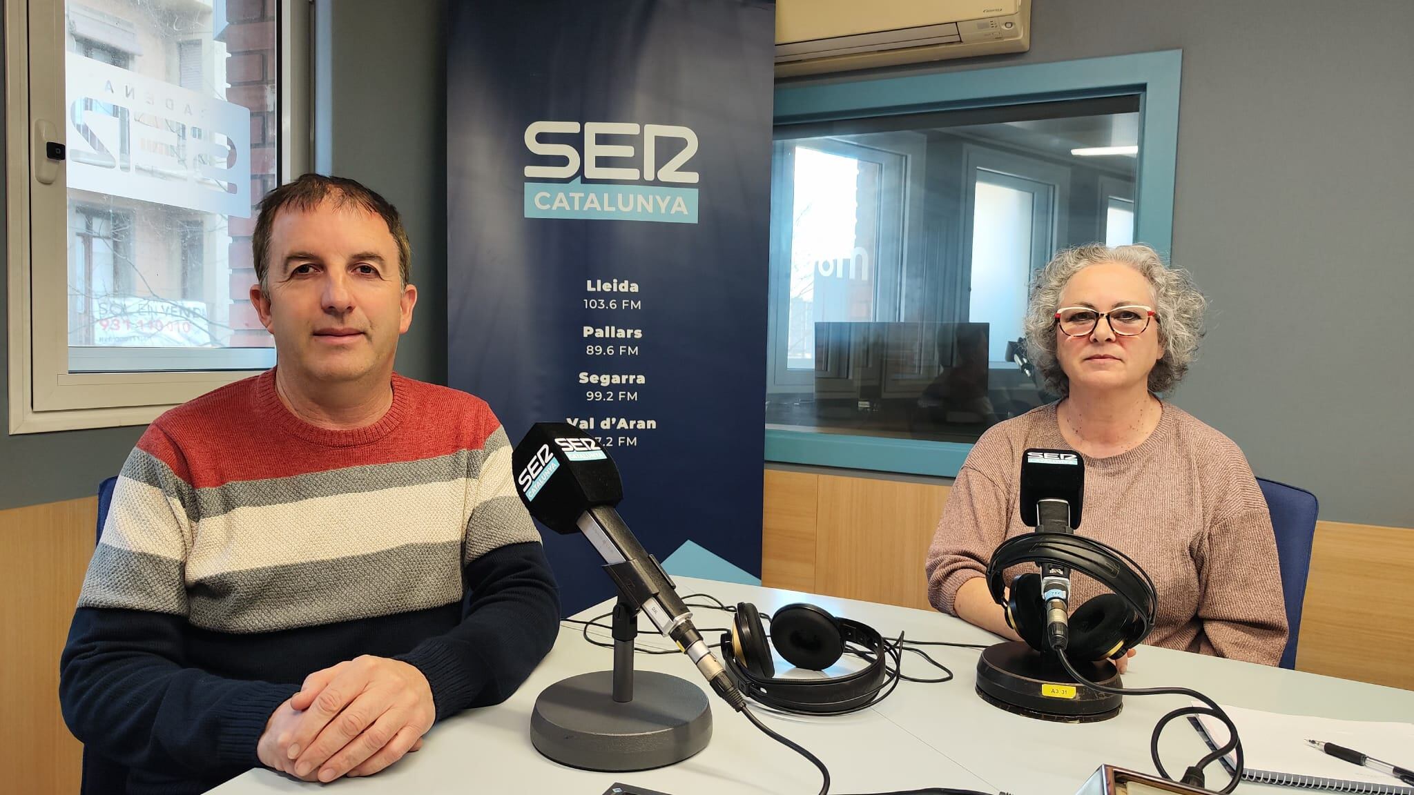 David Poca és el vicepresident de l&#039;Associació Veïnal de Torres de Grealó i Quatre Pilans i Carmen Garcia, la presidenta.