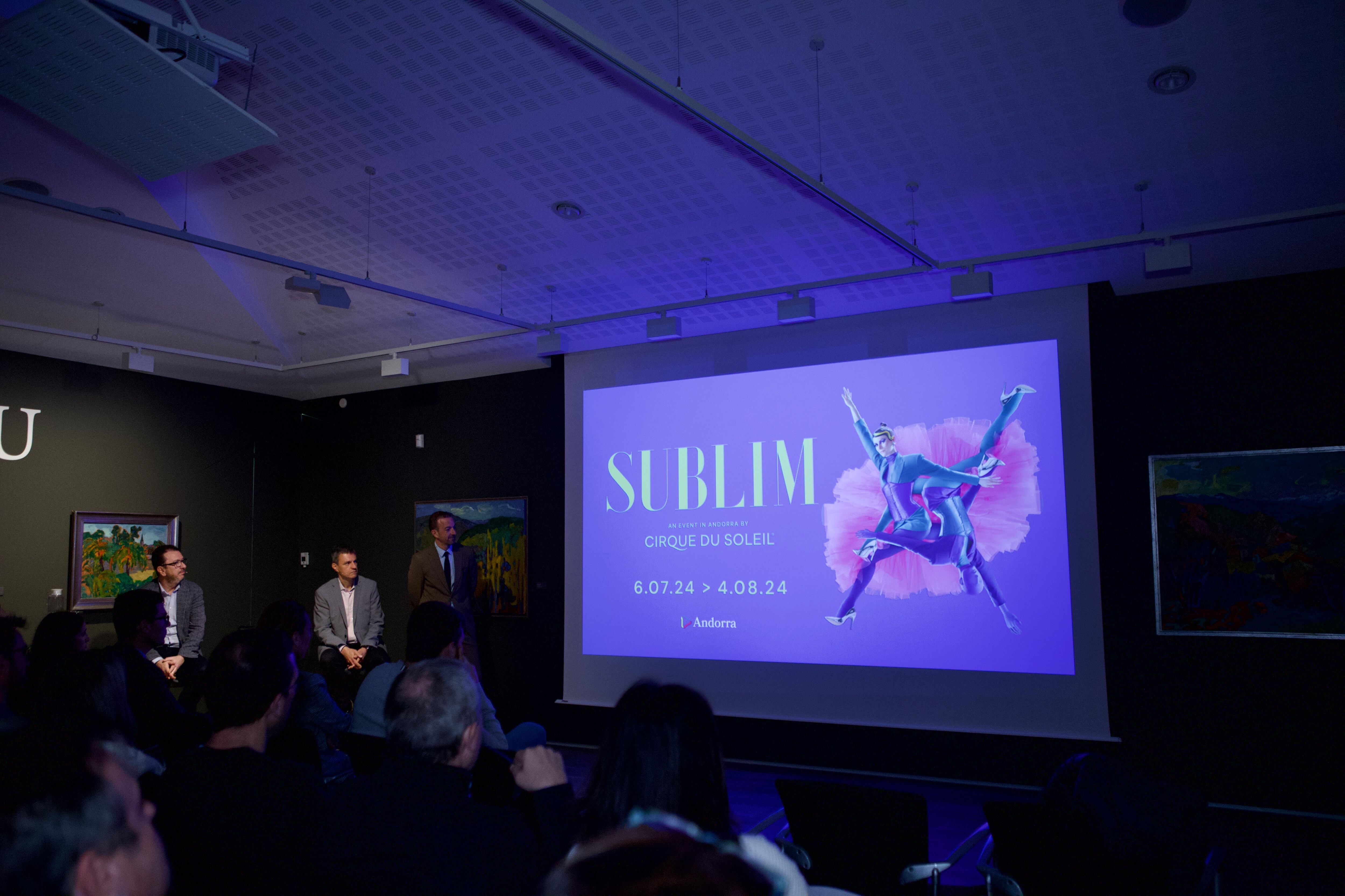 Presentació de "Sublim", el desè espectacle del Cirque du Soleil al Principat