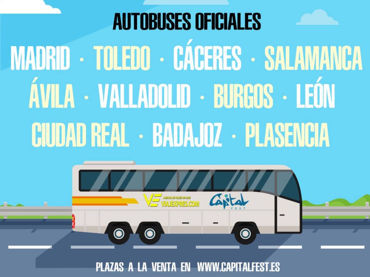 El Capital Fest contará con autobuses