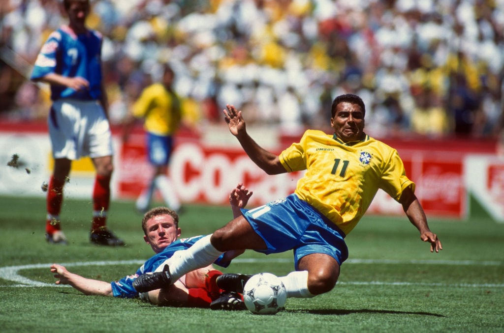 Romario, durante el Mundial de Estados Unidos 1994.