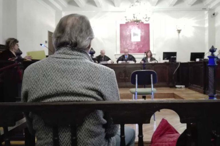Momento del juicio contra el propietario del Hotel-Balneario de Almeida de Sayago el pasado 8 de diciembre