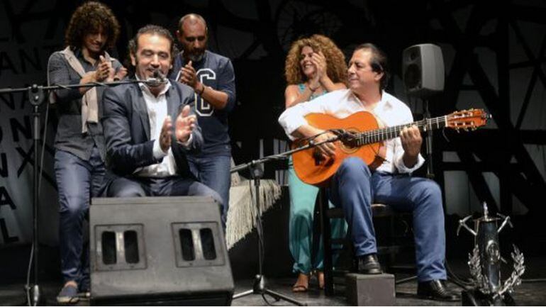 David Lagos en el Festival del Cante de las Minas