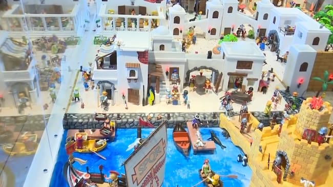 Belén de Playmobil, en Casa Pastor de Gandia