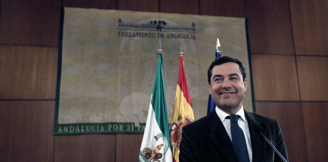 Juanma Moreno, presidente de la Junta de Andalucía.